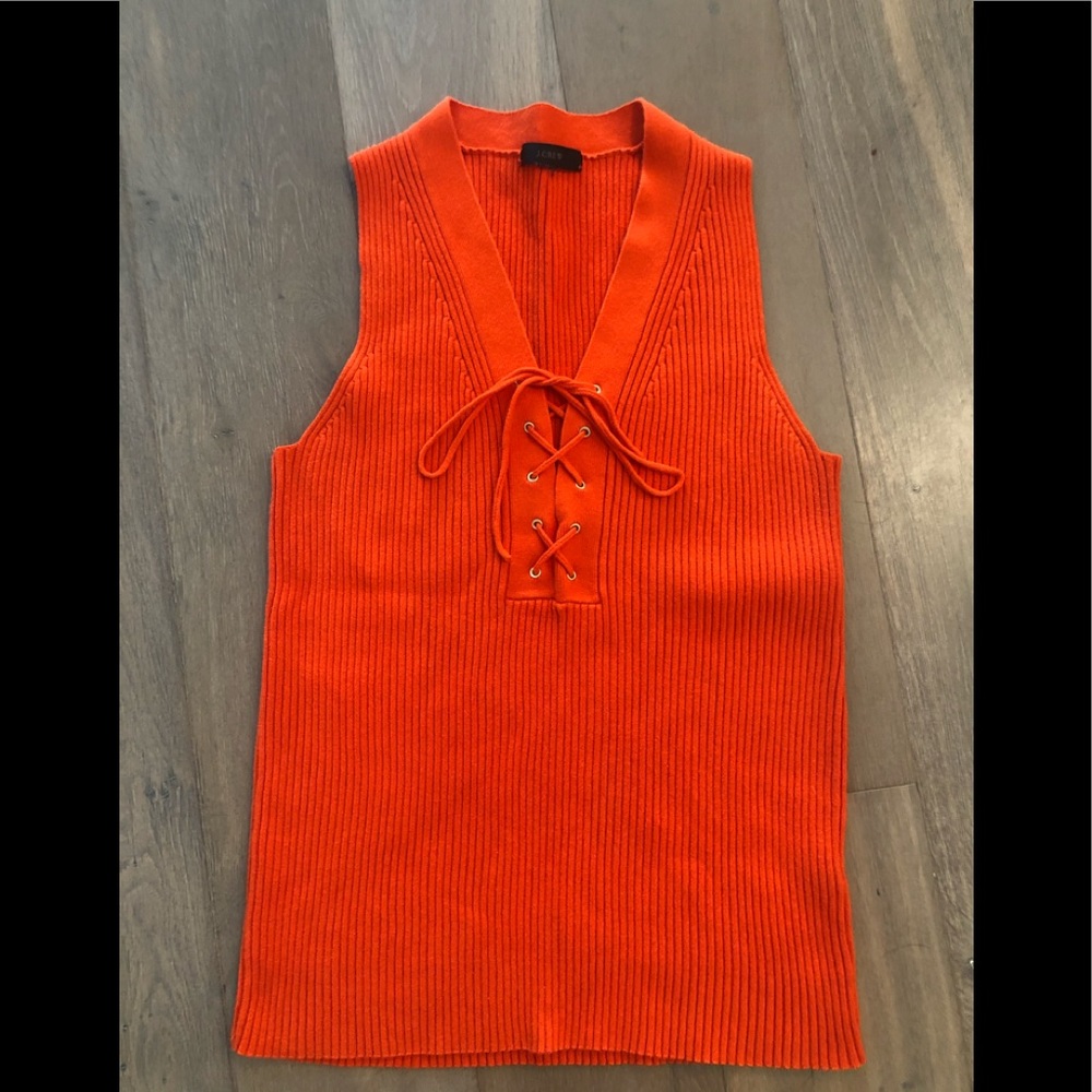 J Crew ribbed sleeveless top